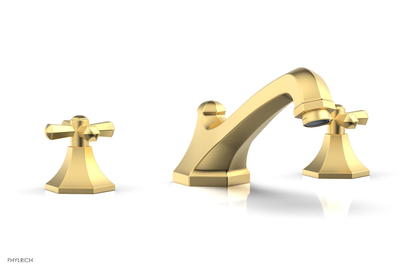 LE VERRE & LA CROSSE Deck Tub Set - Cross Handles K1171V