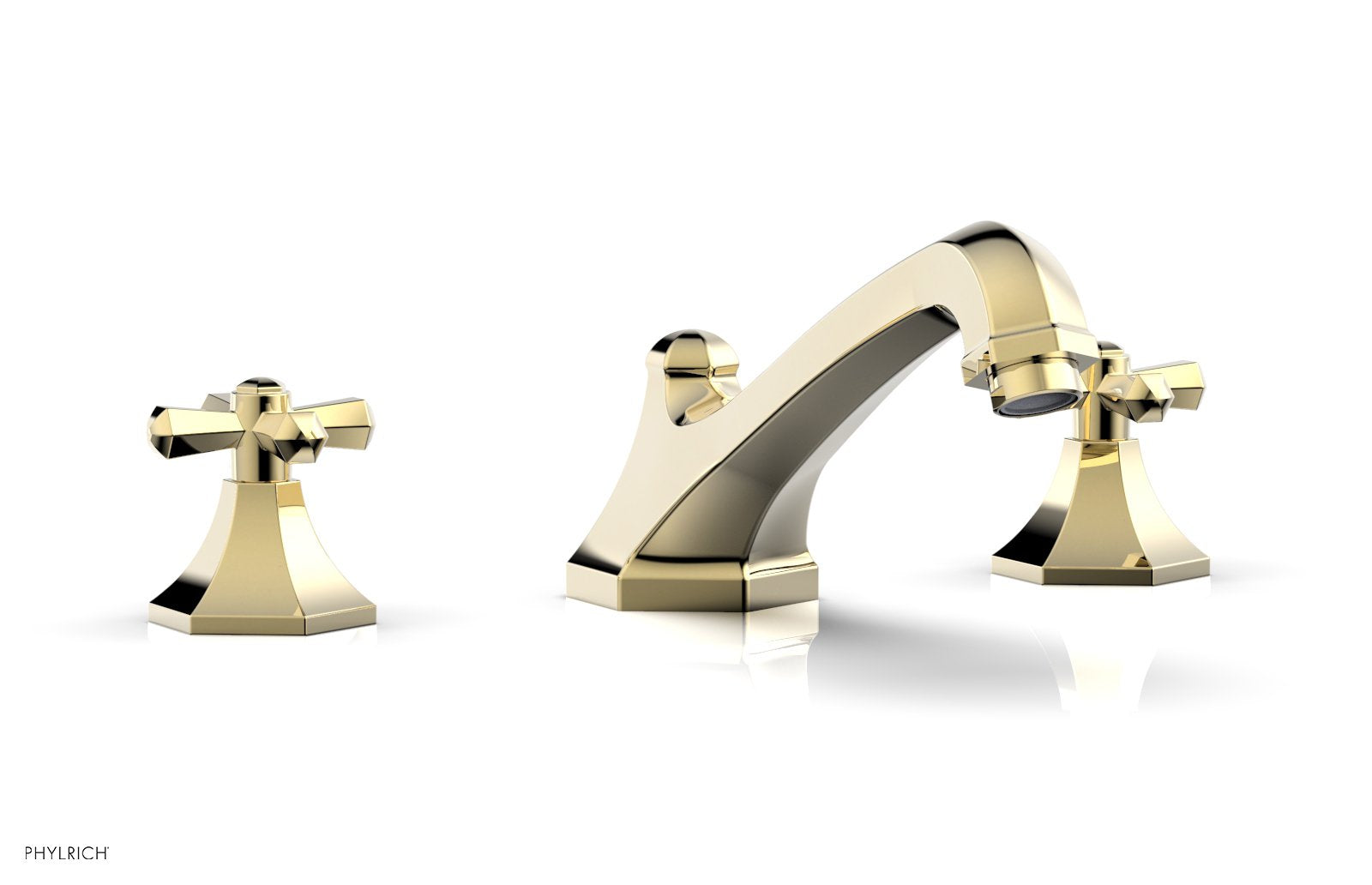 LE VERRE & LA CROSSE Deck Tub Set - Cross Handles K1171V