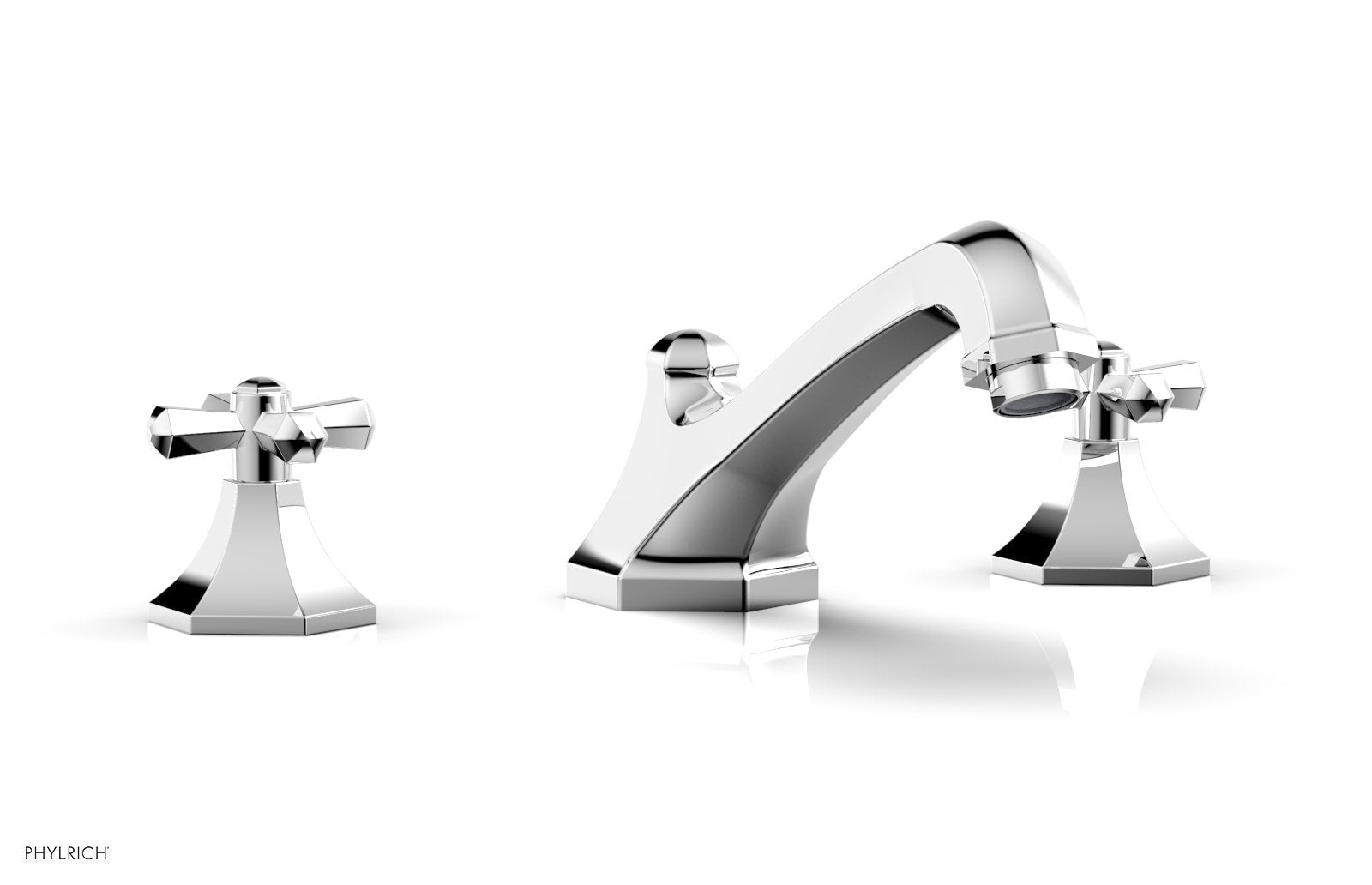 LE VERRE & LA CROSSE Deck Tub Set - Cross Handles K1171V