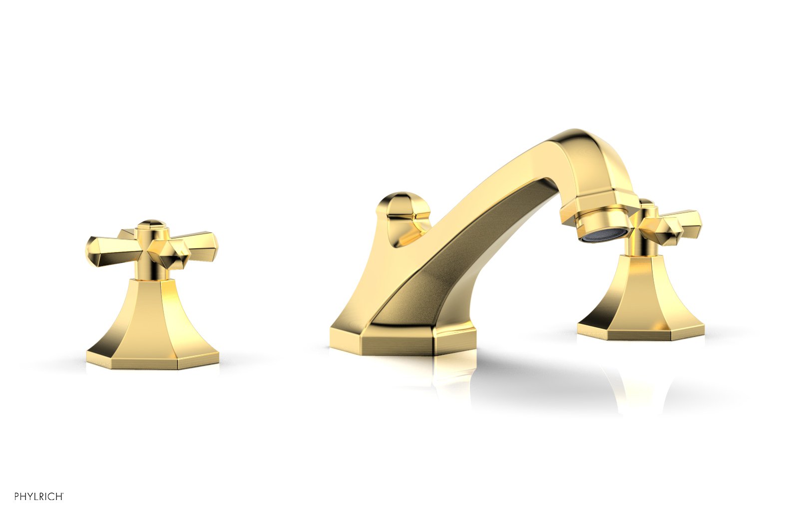 LE VERRE & LA CROSSE Deck Tub Set - Cross Handles K1171V