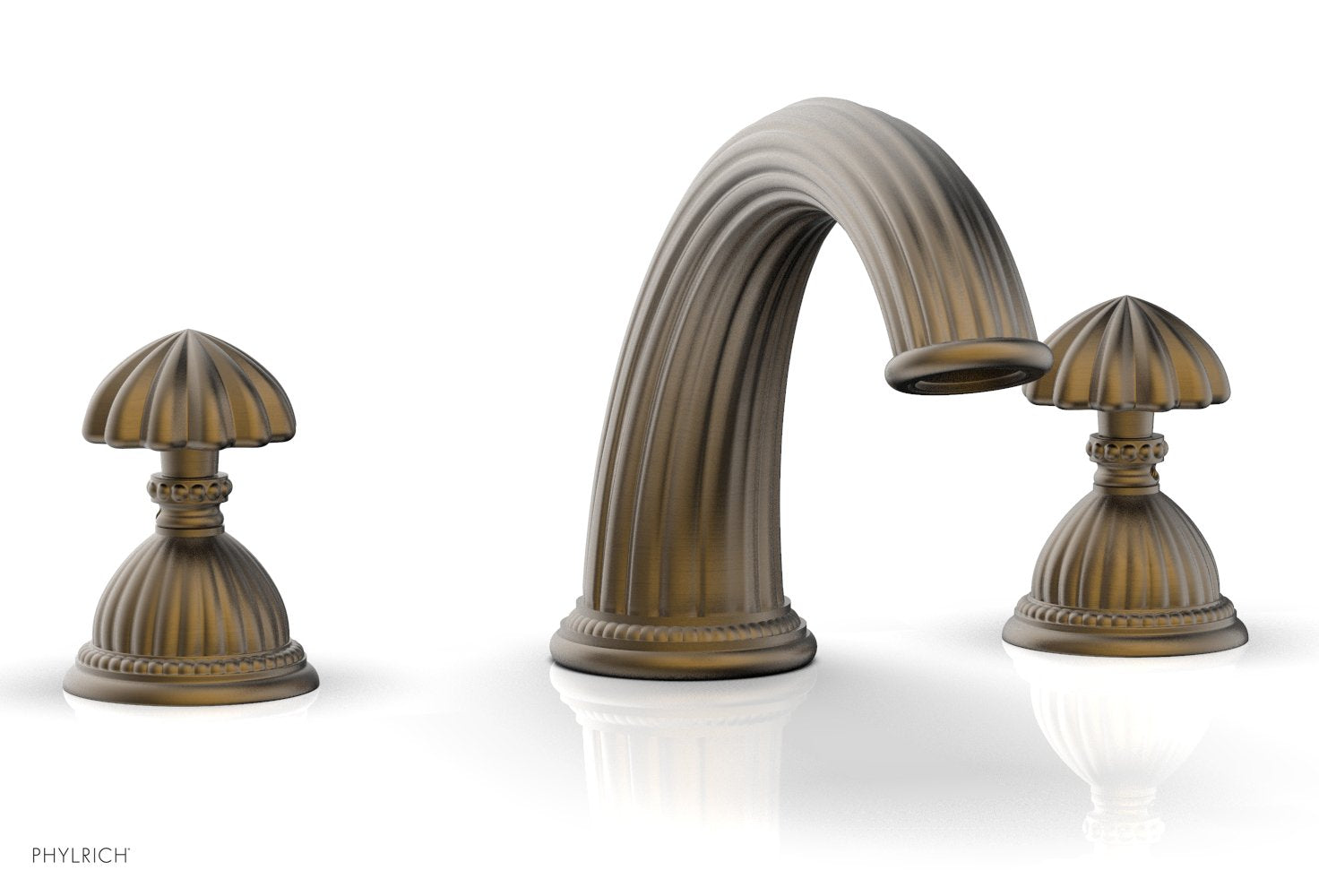 GEORGIAN & BARCELONA Deck Tub Set - Round Handles K1361P