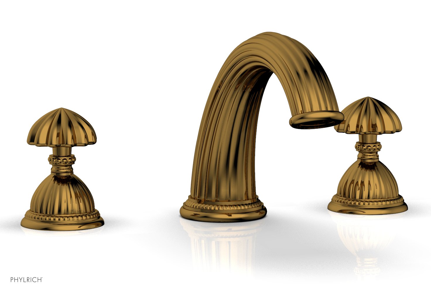 GEORGIAN & BARCELONA Deck Tub Set - Round Handles K1361P