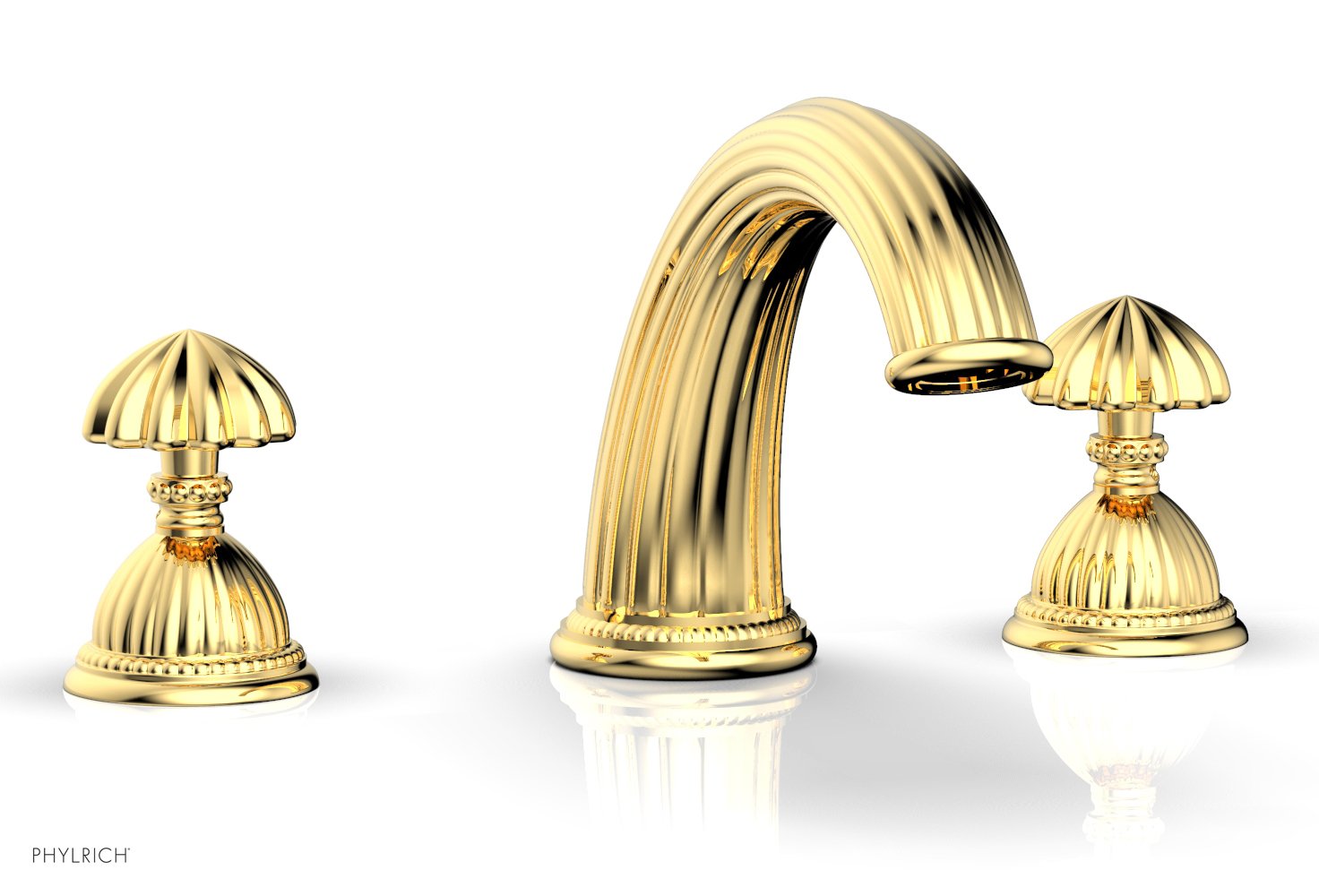 GEORGIAN & BARCELONA Deck Tub Set - Round Handles K1361P