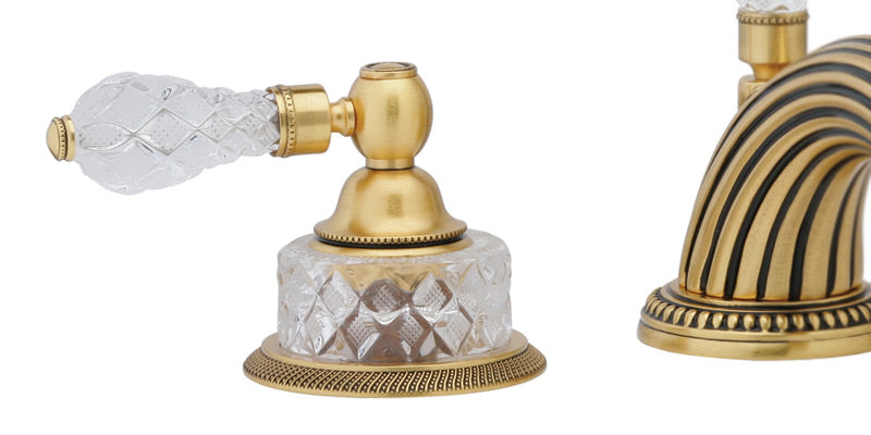 REGENT CUT CRYSTAL Widespread Faucet K181