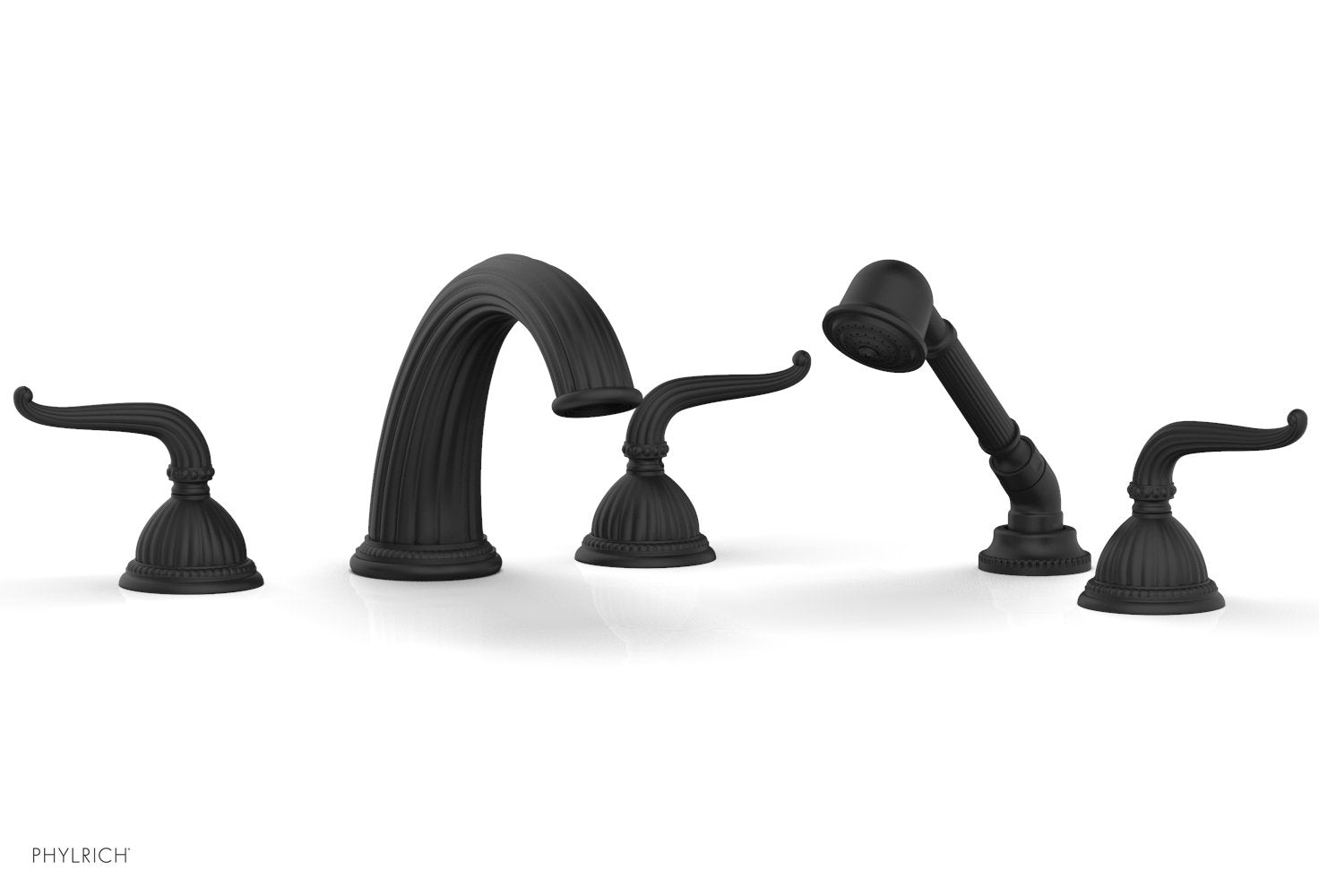 GEORGIAN & BARCELONA Deck Tub Set with Hand Shower - Lever Handles K2141P1