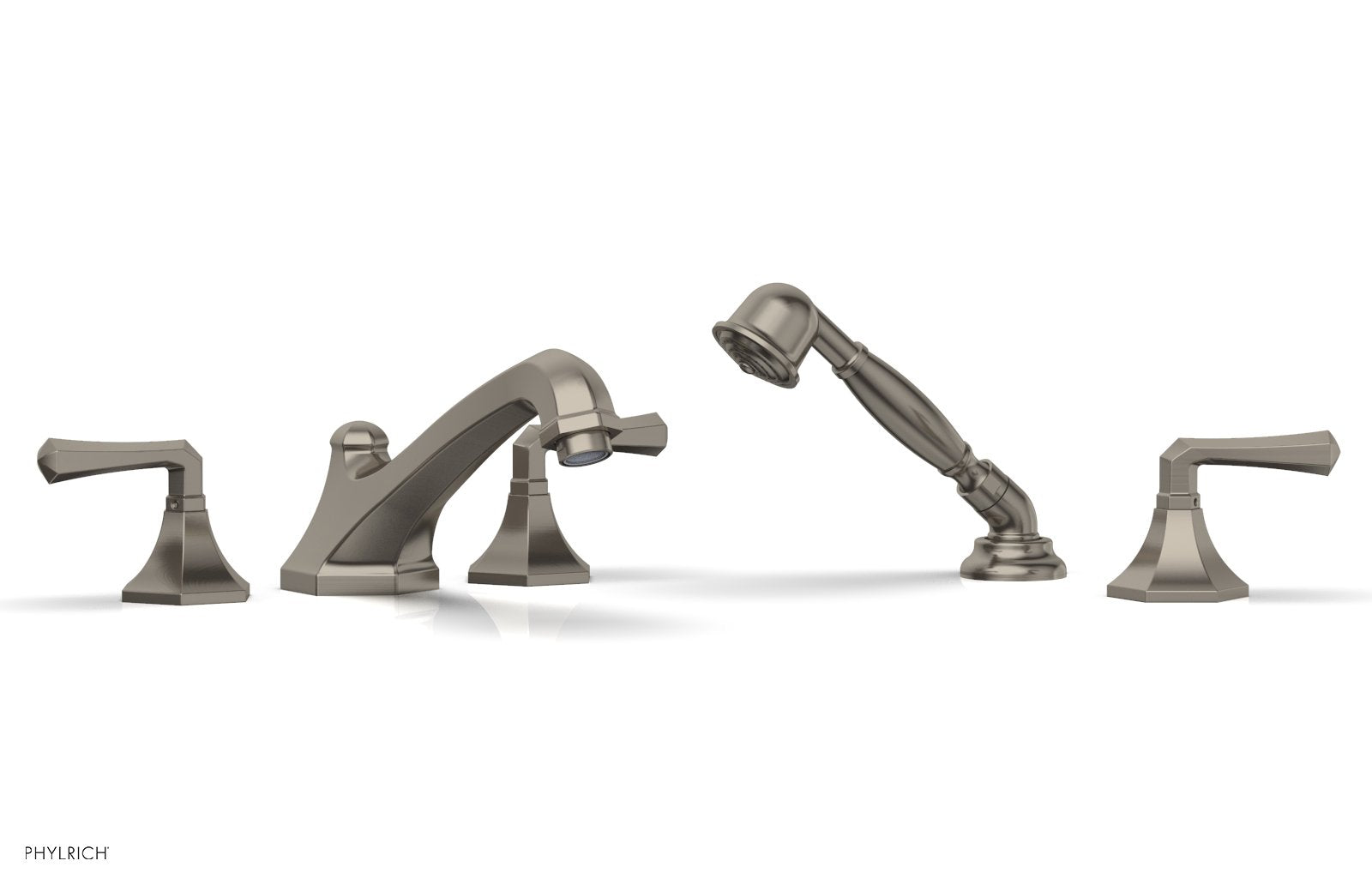 LE VERRE & LA CROSSE Deck Tub Set with Hand Shower - Lever Handles K2170V1