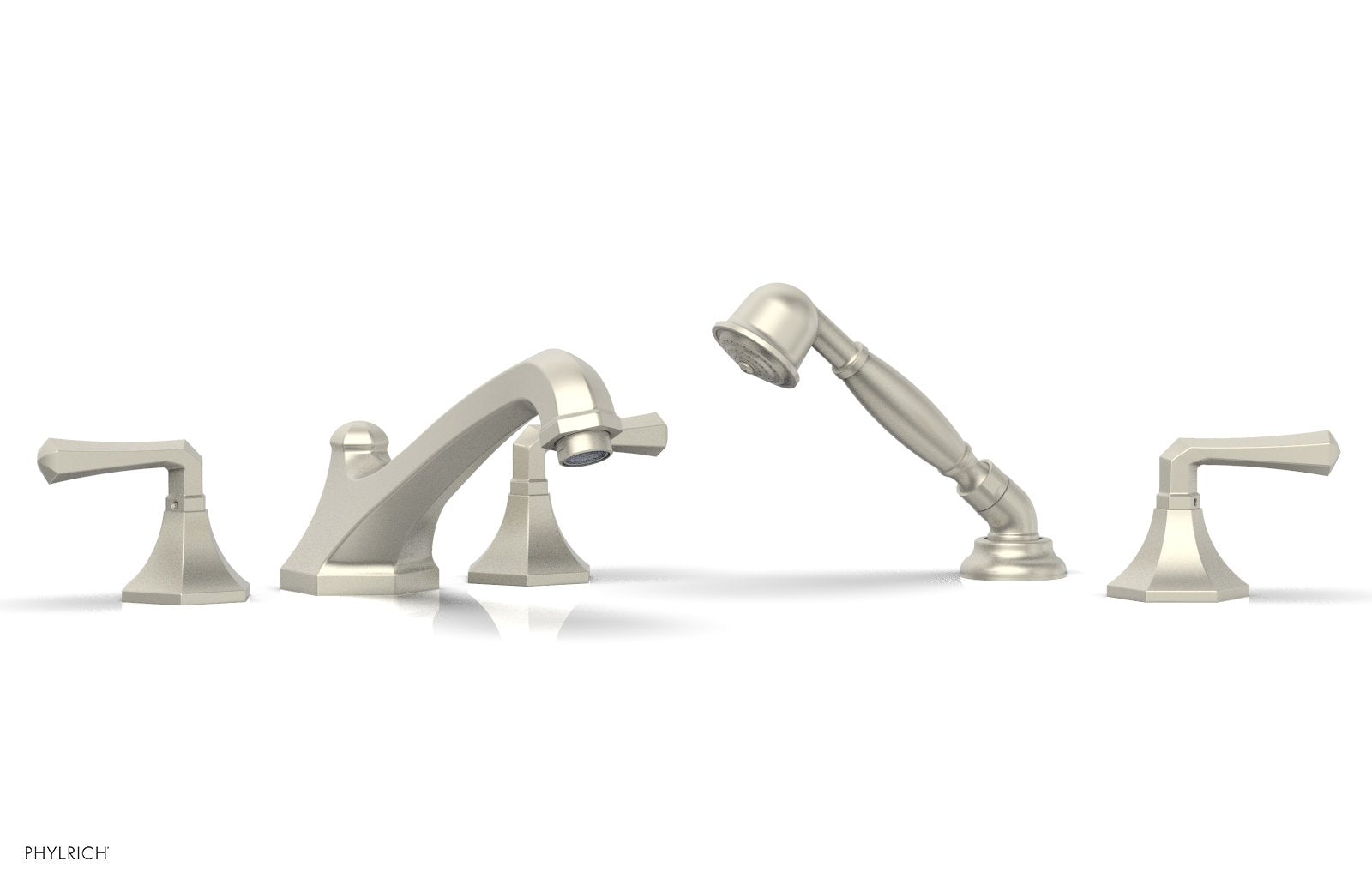 LE VERRE & LA CROSSE Deck Tub Set with Hand Shower - Lever Handles K2170V1