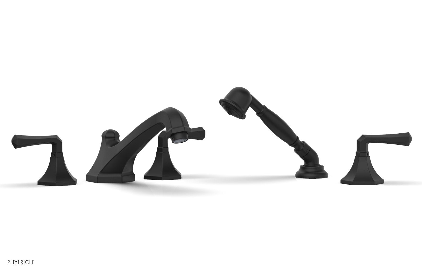 LE VERRE & LA CROSSE Deck Tub Set with Hand Shower - Lever Handles K2170V1