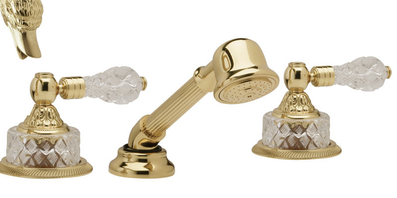 SWAN Deck Tub Set with Hand Shower K2180G1