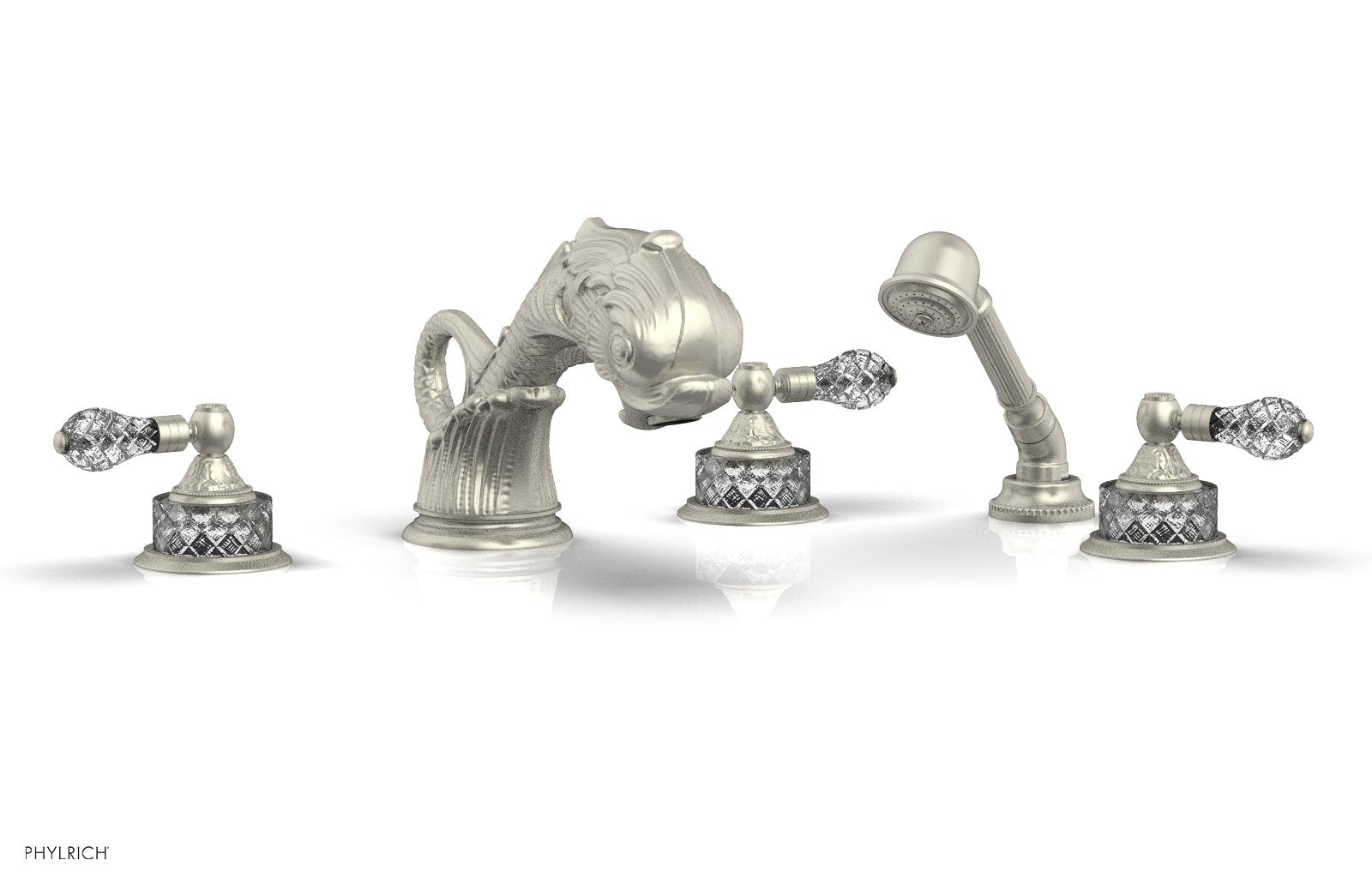 DOLPHIN Deck Tub Set with Hand Shower K2184M1