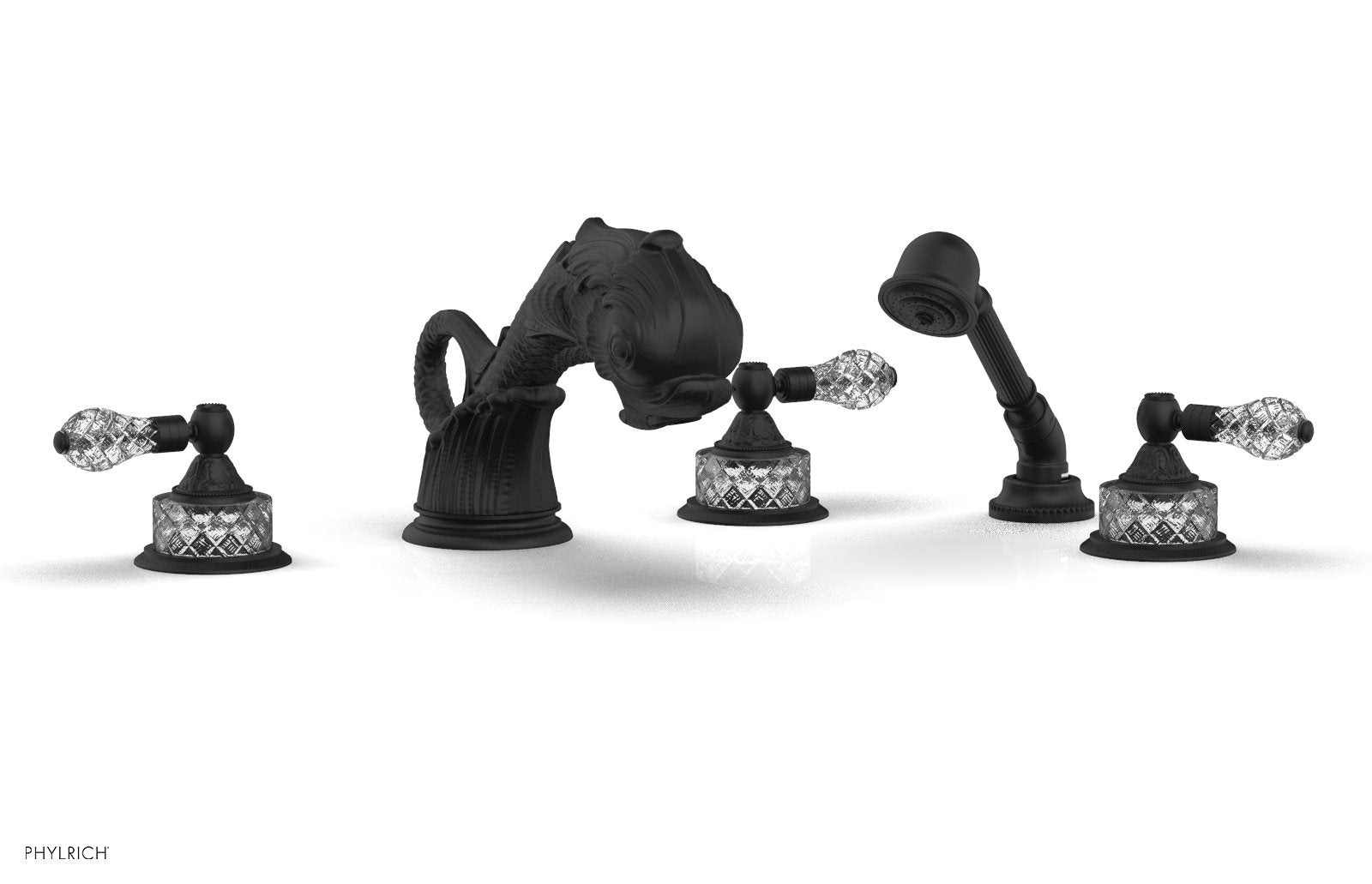 DOLPHIN Deck Tub Set with Hand Shower K2184M1