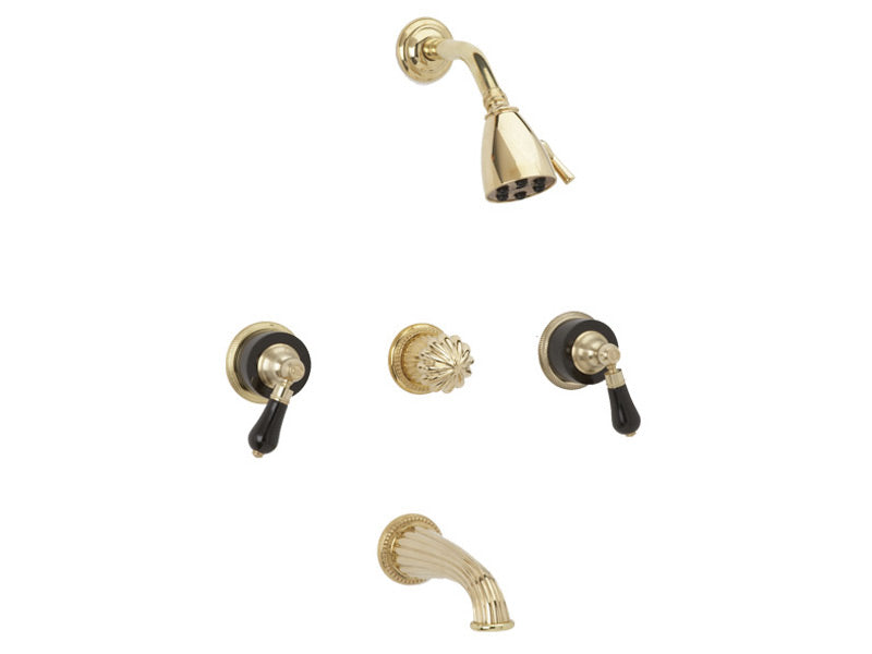 Three Handle Tub and Shower Set