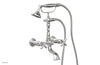 HEX MODERN Exposed Tub & Hand Shower - Cross Handle K2393-22