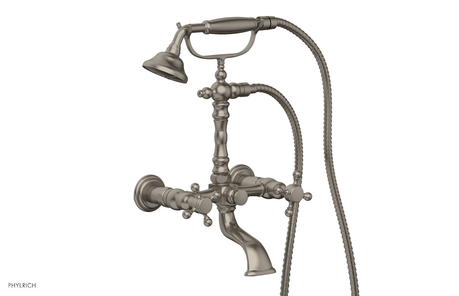 HEX TRADITIONAL Exposed Tub u0026 Hand Shower - Cross Handle K2393-24