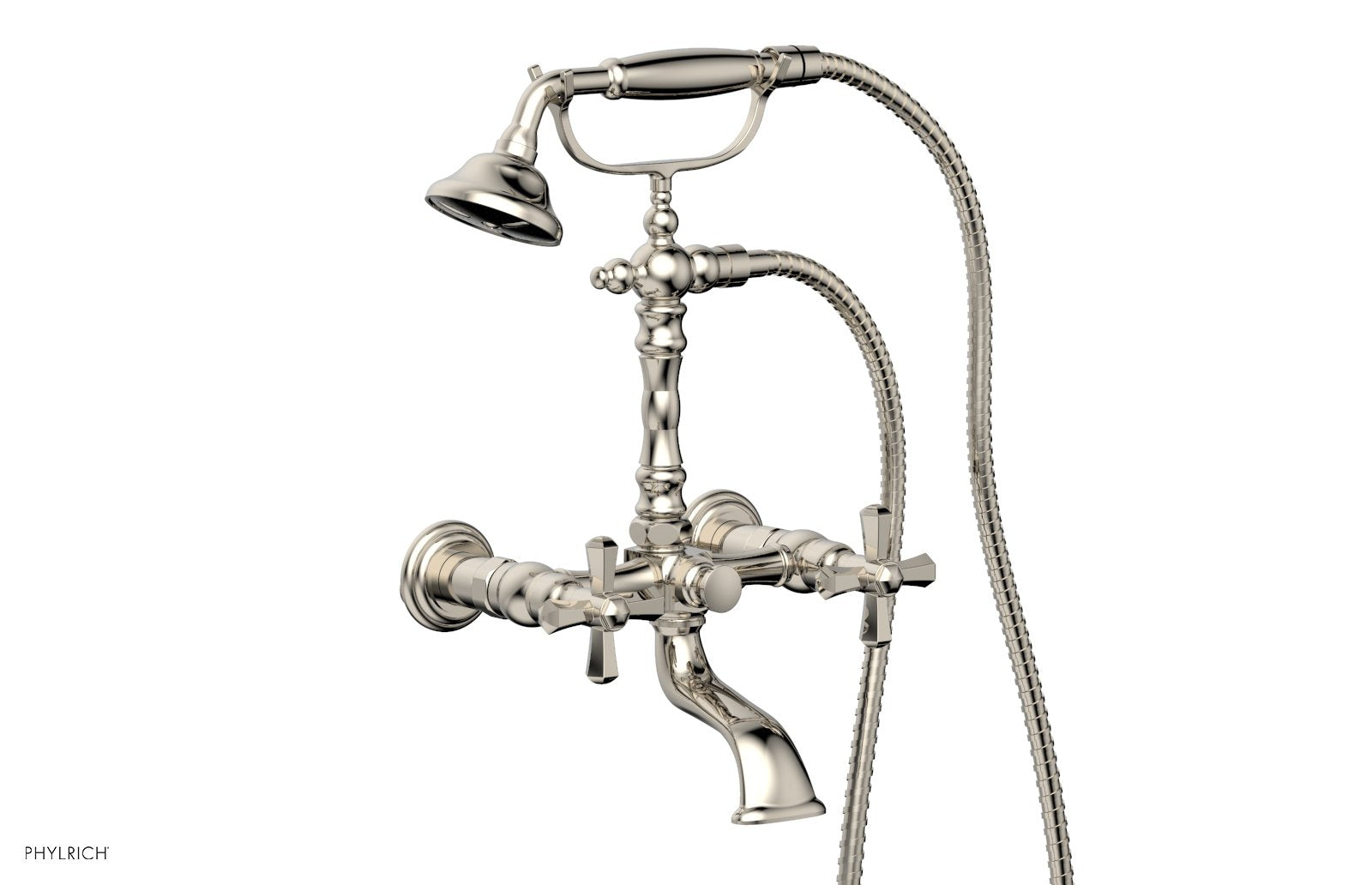 LE VERRE & LA CROSSE Exposed Tub & Hand Shower - Cross Handle K2393-26