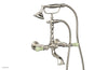 REGENT Exposed Tub & Hand Shower -Green Onyx Handle K2393-30