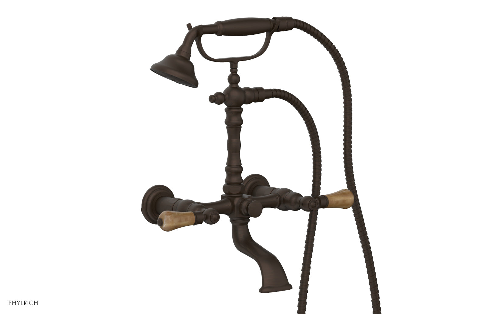 REGENT Exposed Tub & Hand Shower - Montaione Brown Onyx Handle K2393-31