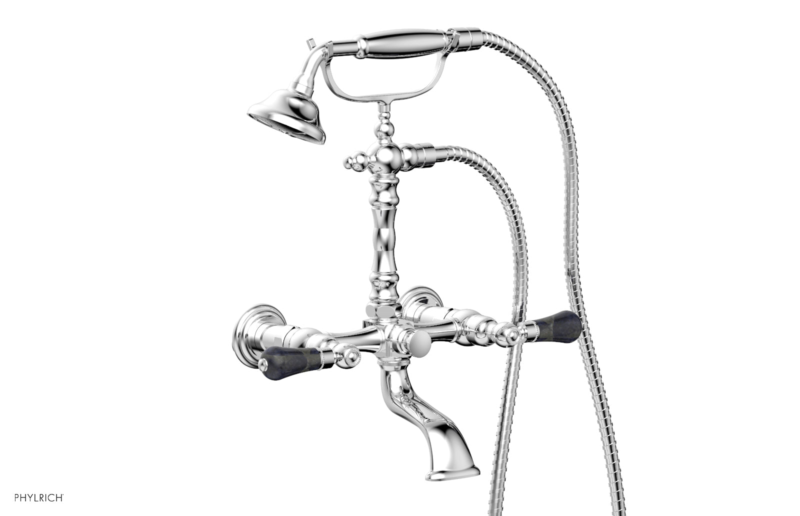 REGENT Exposed Tub & Hand Shower - Bleu Sodalite Handle K2393-32