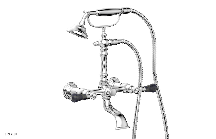 REGENT Exposed Tub & Hand Shower - Bleu Sodalite Handle K2393-32