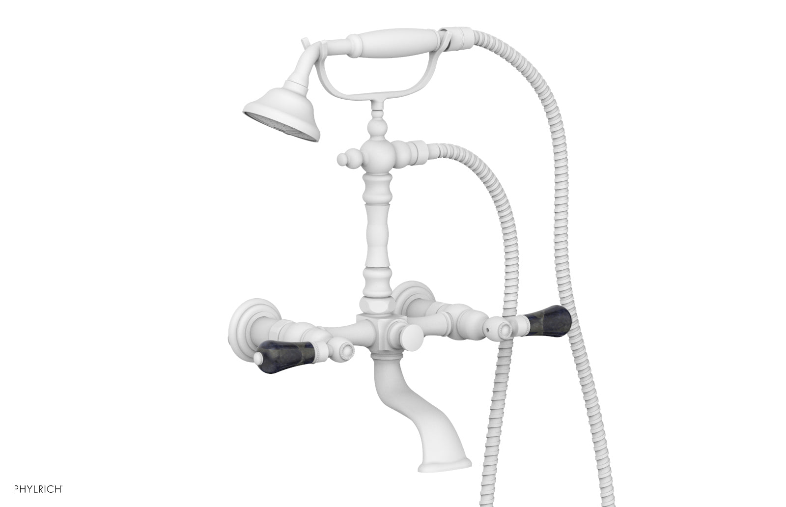 REGENT Exposed Tub & Hand Shower - Bleu Sodalite Handle K2393-32