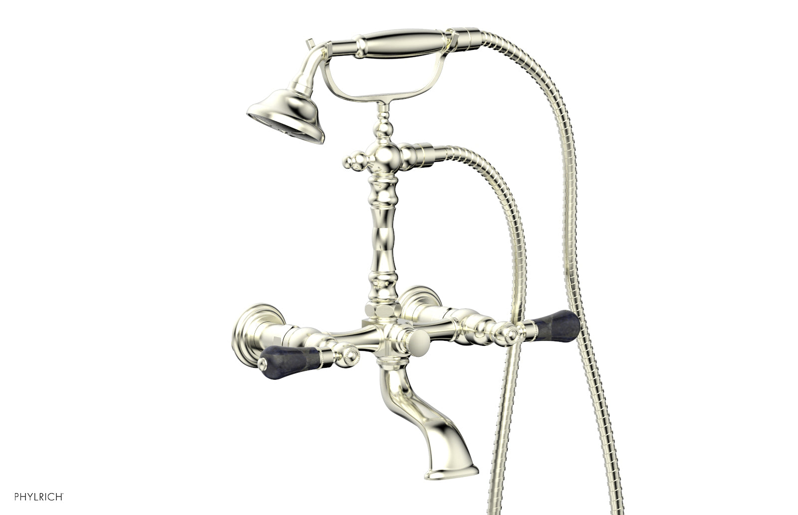 REGENT Exposed Tub & Hand Shower - Bleu Sodalite Handle K2393-32