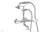 VALENCIA Exposed Tub & Hand Shower - White Marble Lever Handle K2393-39