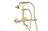 VALENCIA Exposed Tub & Hand Shower - Beige Marble Lever Handle K2393-41