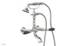 VALENCIA Exposed Tub & Hand Shower - Green Marble Lever Handle K2393-42