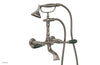 VALENCIA Exposed Tub & Hand Shower - Green Marble Lever Handle K2393-42