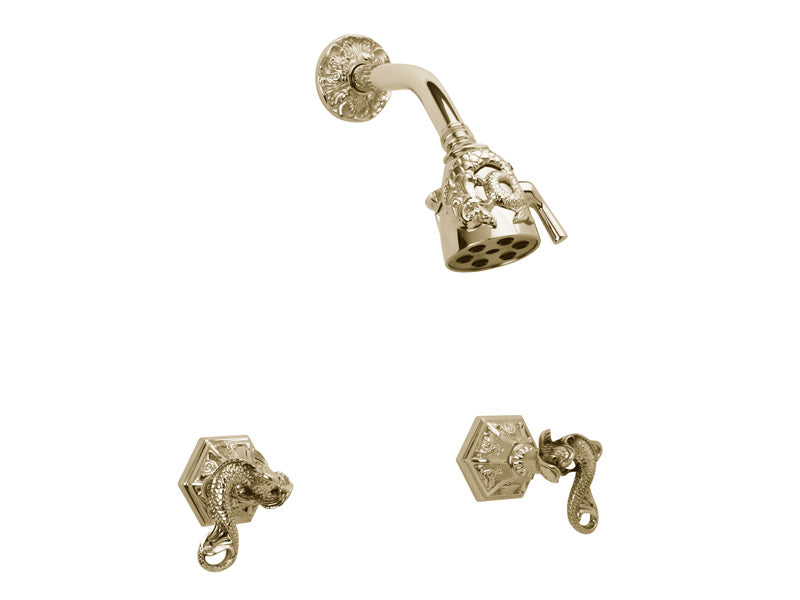 DOLPHIN Two Handle Shower Set Dolphin Lever Handles K3101