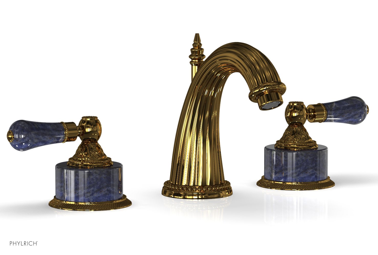 VERSAILLES Widespread Faucet - Bleu Sodalite K332