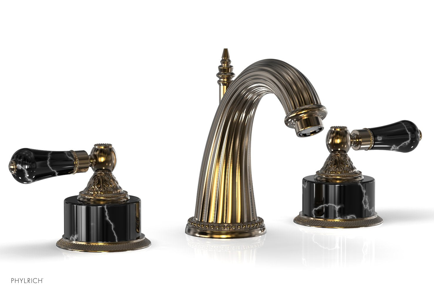 VERSAILLES Widespread Faucet - Frienze Black Onyx K334