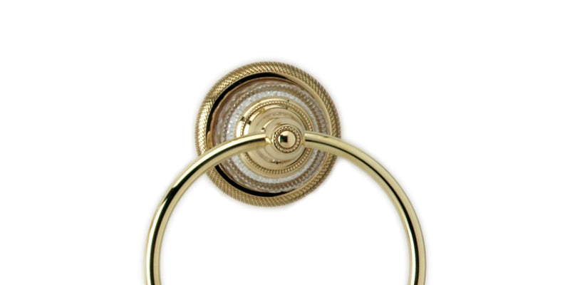 REGENT CUT CRYSTAL Towel Ring KES40