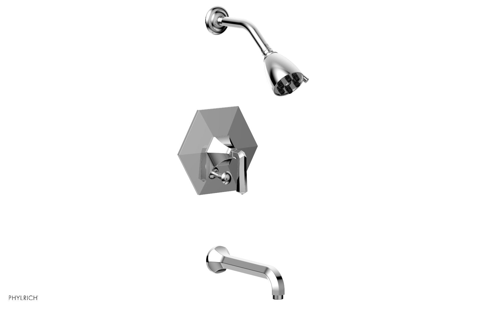 LE VERRE & LA CROSSE Pressure Balance Tub and Shower Set - Lever Handle PB2170