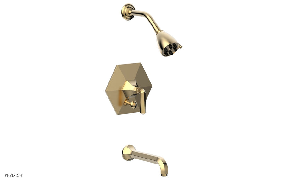 LE VERRE & LA CROSSE Pressure Balance Tub and Shower Set - Lever Handle PB2170
