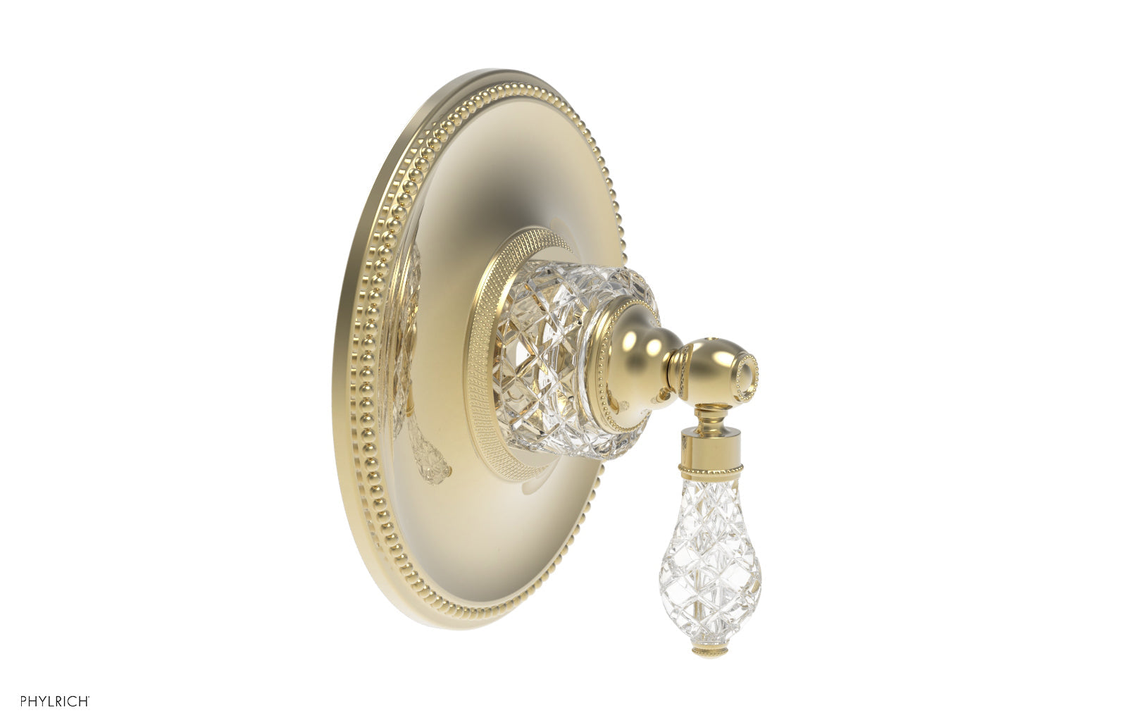 REGENT CUT CRYSTAL - Pressure Balance Shower Plate & Handle Trim PB3181TO