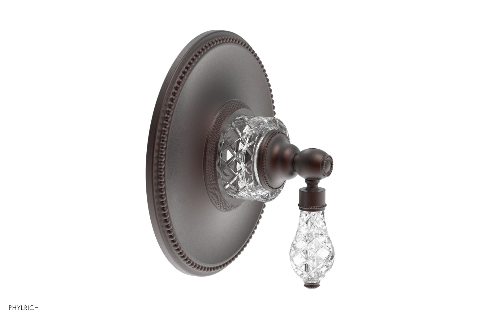 REGENT CUT CRYSTAL - Pressure Balance Shower Plate & Handle Trim PB3181TO