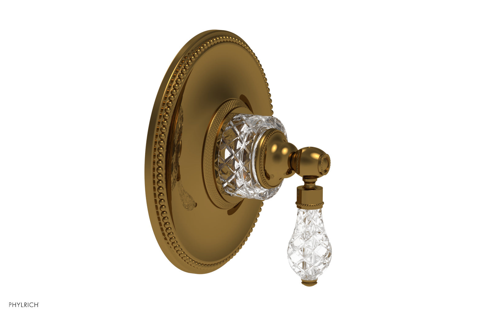 REGENT CUT CRYSTAL - Pressure Balance Shower Plate & Handle Trim PB3181TO