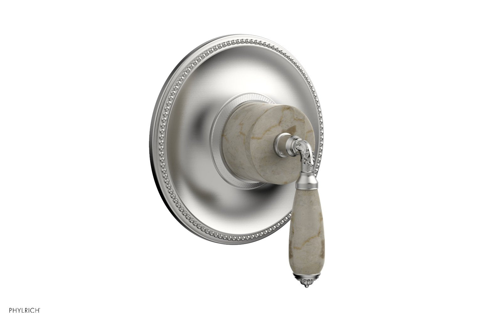 VALENCIA - Thermostatic Shower Trim, Beige Marble Lever Handle TH338D