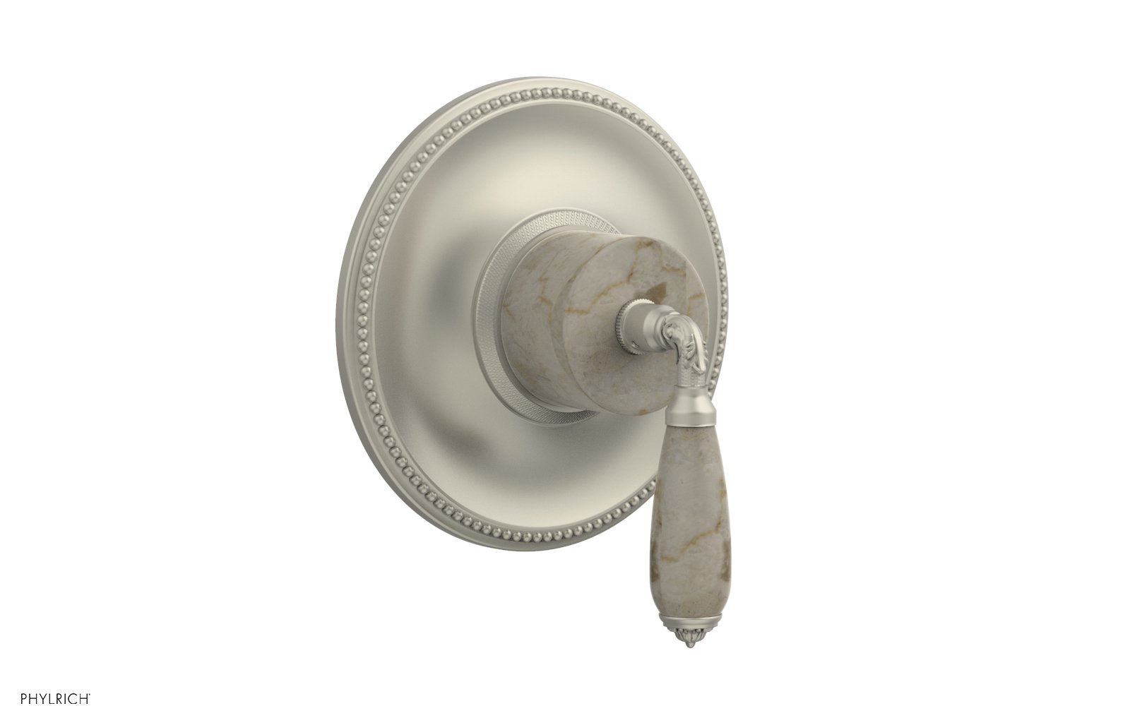 VALENCIA - Thermostatic Shower Trim, Beige Marble Lever Handle TH338D