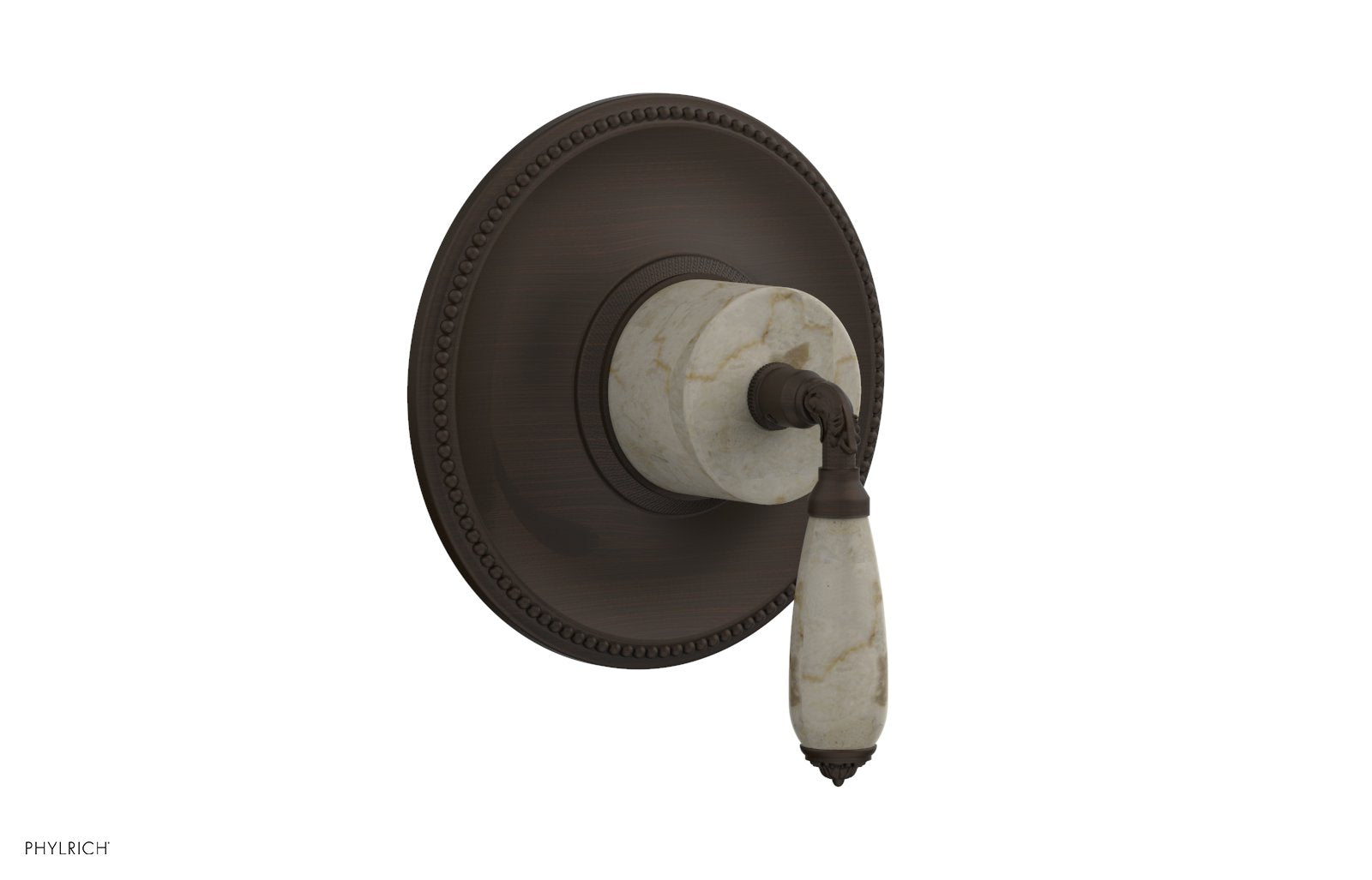 VALENCIA - Thermostatic Shower Trim, Beige Marble Lever Handle TH338D