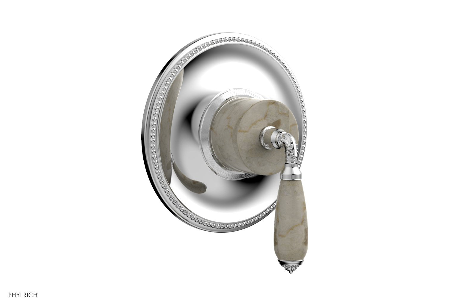 VALENCIA - Thermostatic Shower Trim, Beige Marble Lever Handle TH338D