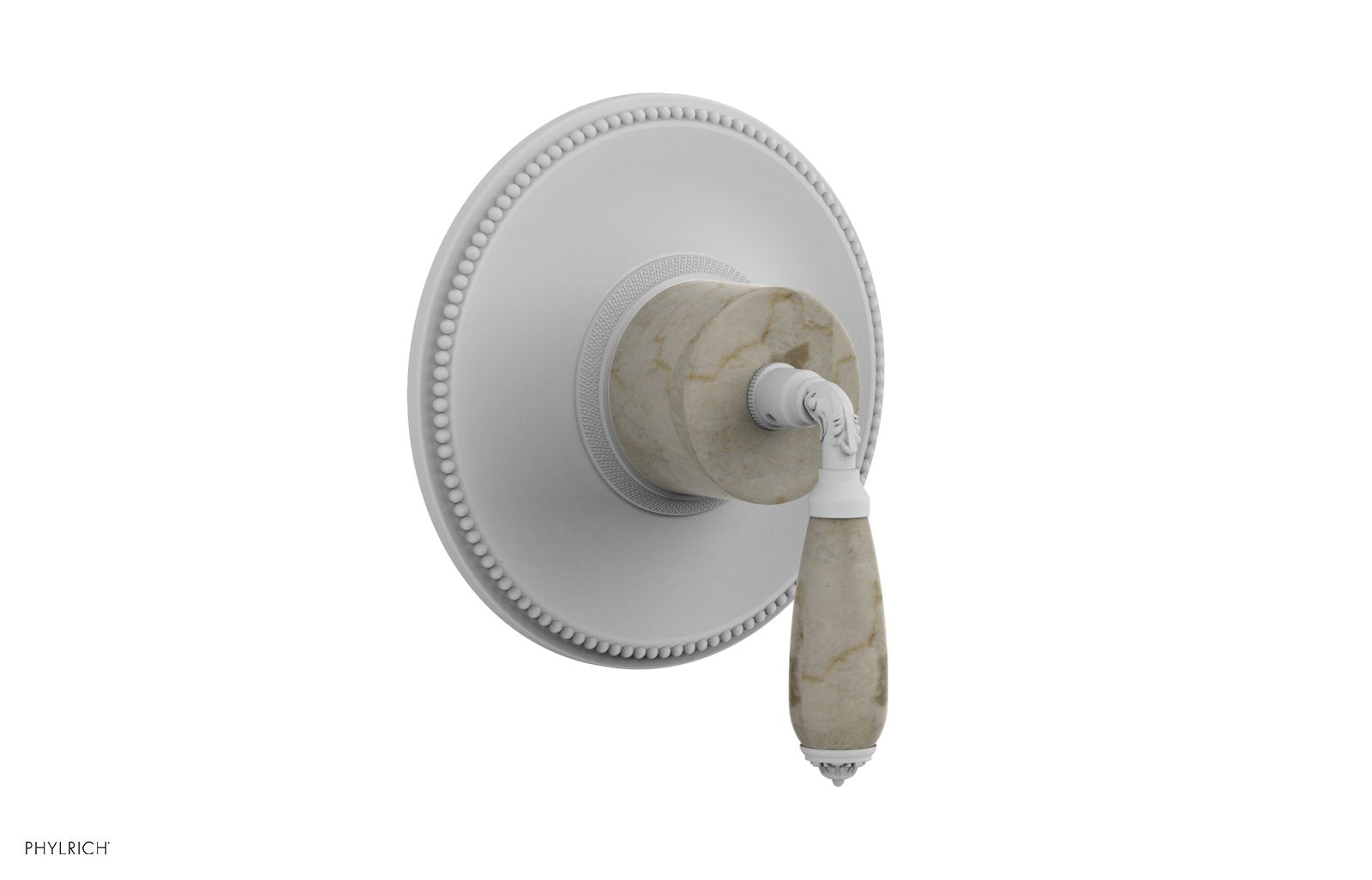 VALENCIA - Thermostatic Shower Trim, Beige Marble Lever Handle TH338D