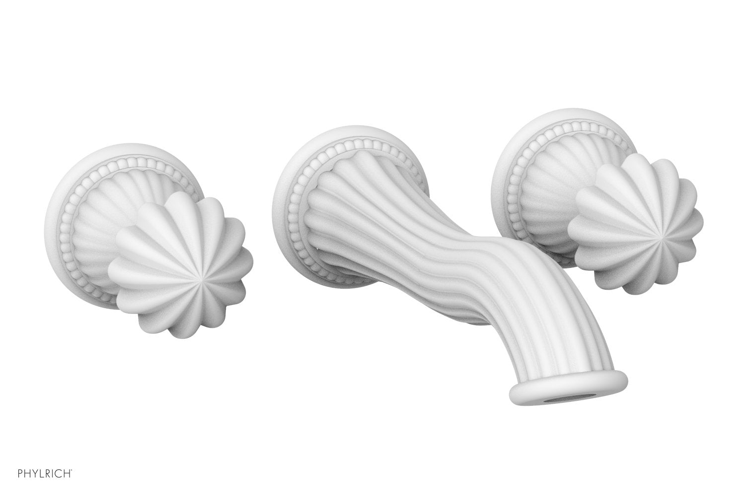 GEORGIAN & BARCELONA Wall Lavatory Set Round Handles WL361
