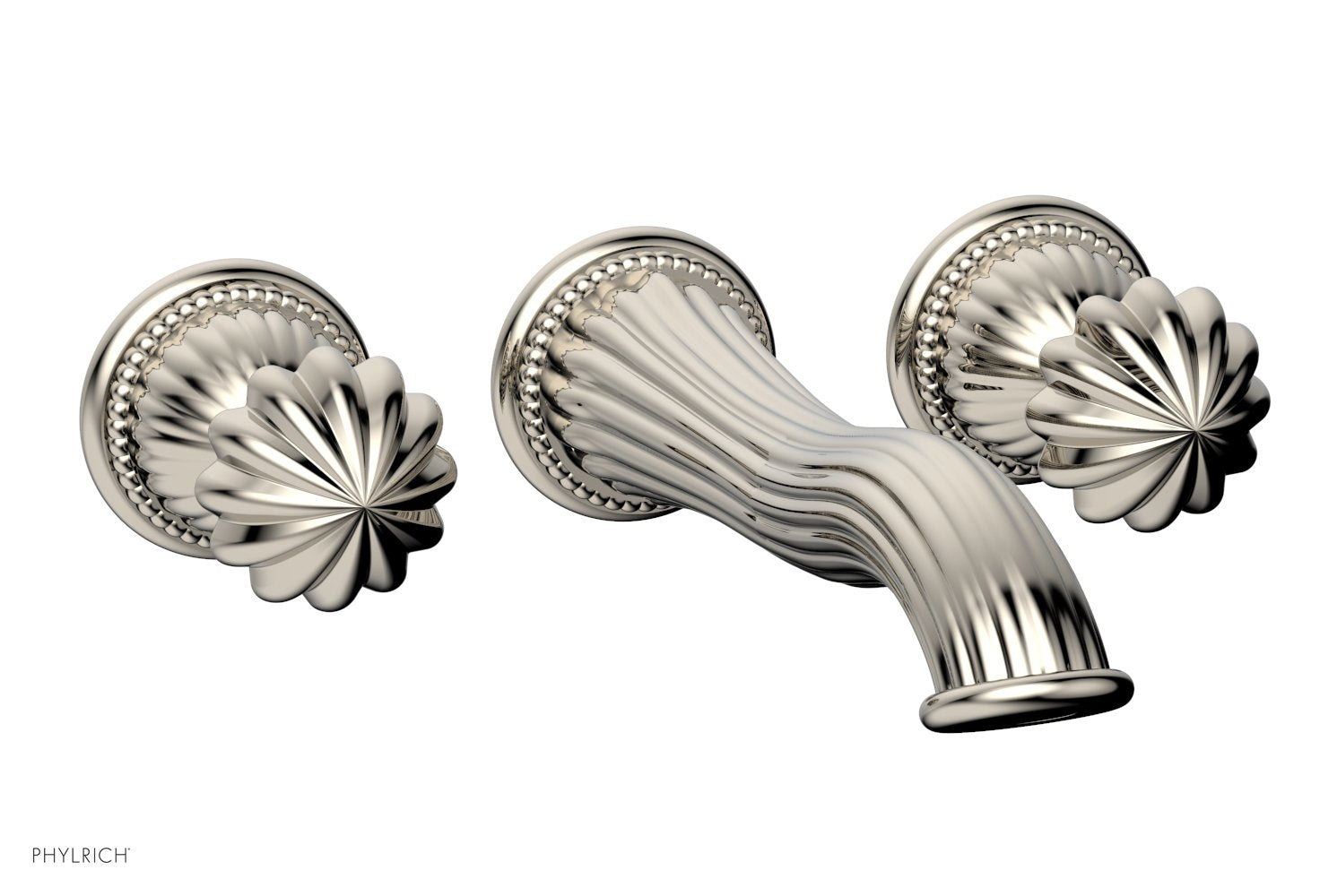 GEORGIAN & BARCELONA Wall Lavatory Set Round Handles WL361